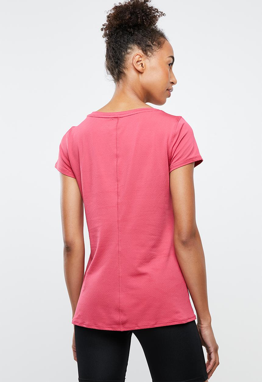 Under Armour - Short sleeve tee - pink and silver