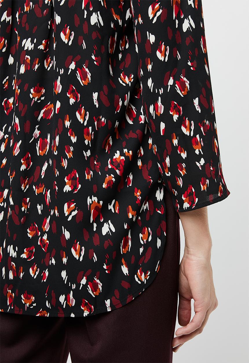 Vero Moda - Abber zigga top - black & red