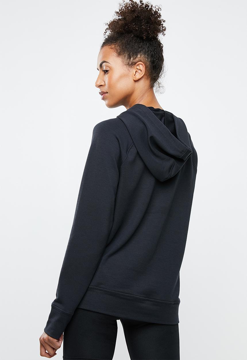 Under Armour - Feather fl hoodie - black 
