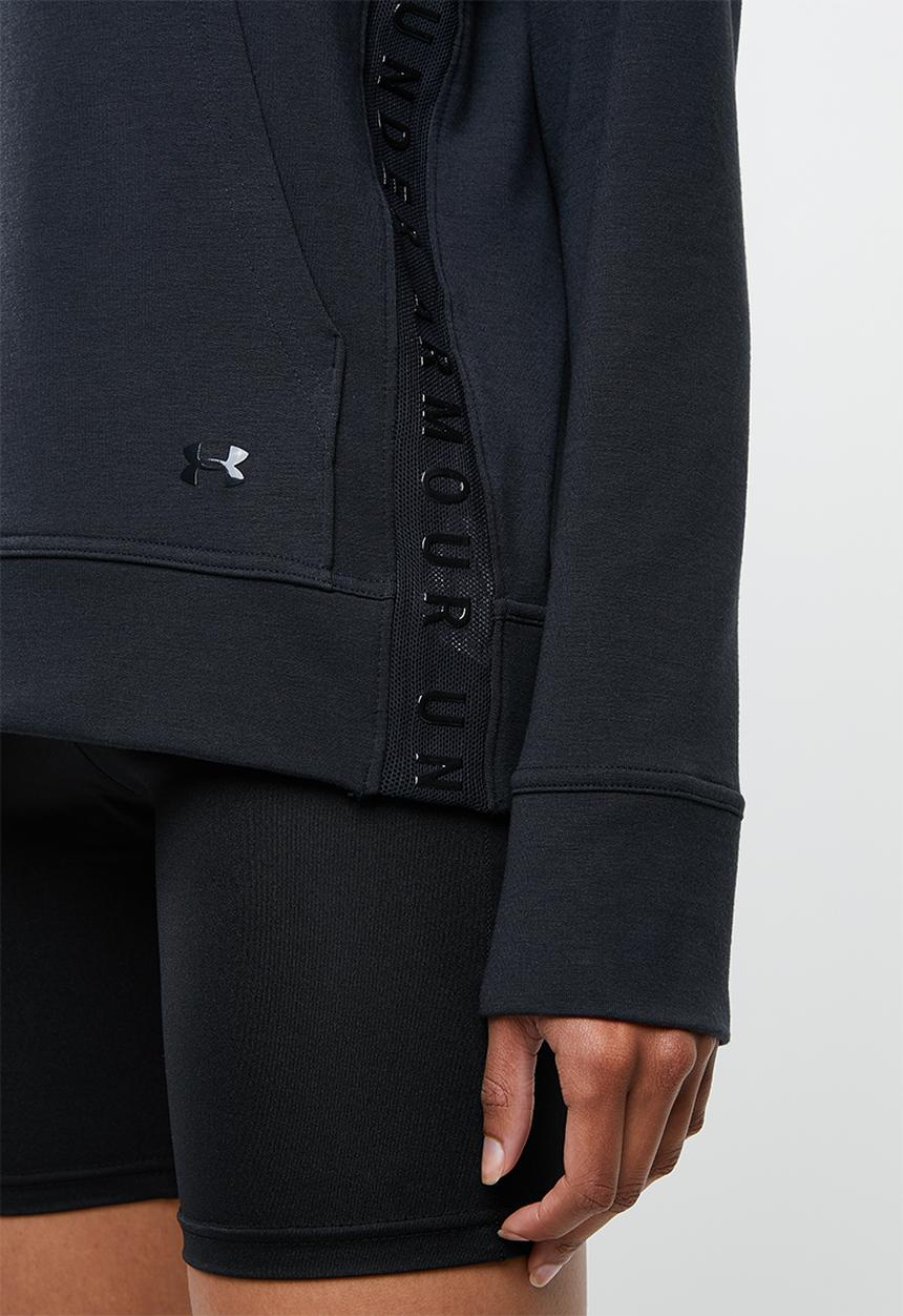 Under Armour - Feather fl hoodie - black 