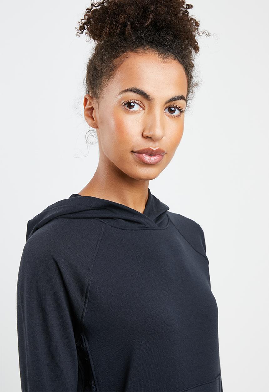 Under Armour - Feather fl hoodie - black 