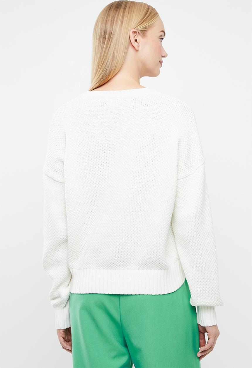 Vero Moda - Ocean V-neck colour block jersey - multi