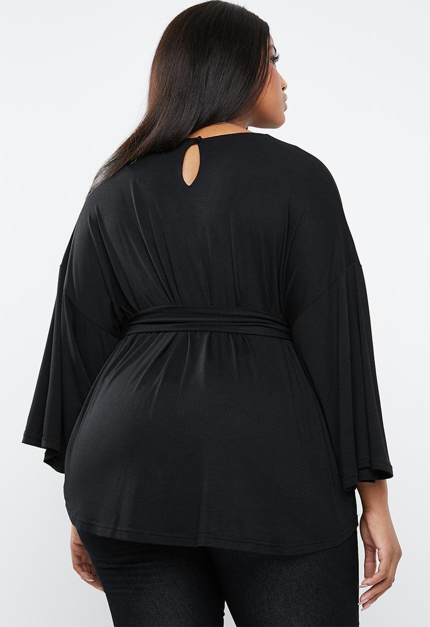 Superbalist - Belted tee - black