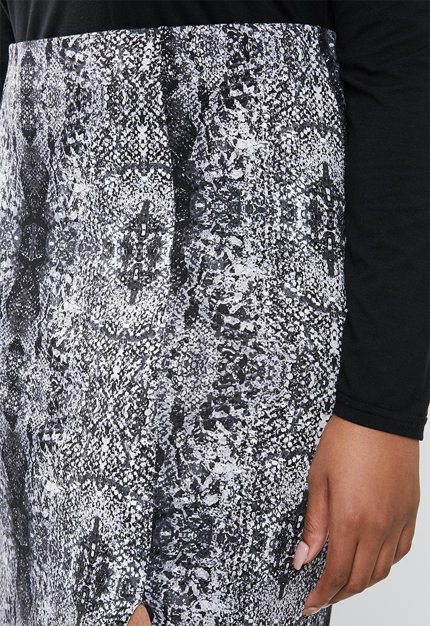 Superbalist - Side slit a-line skirt - multi 