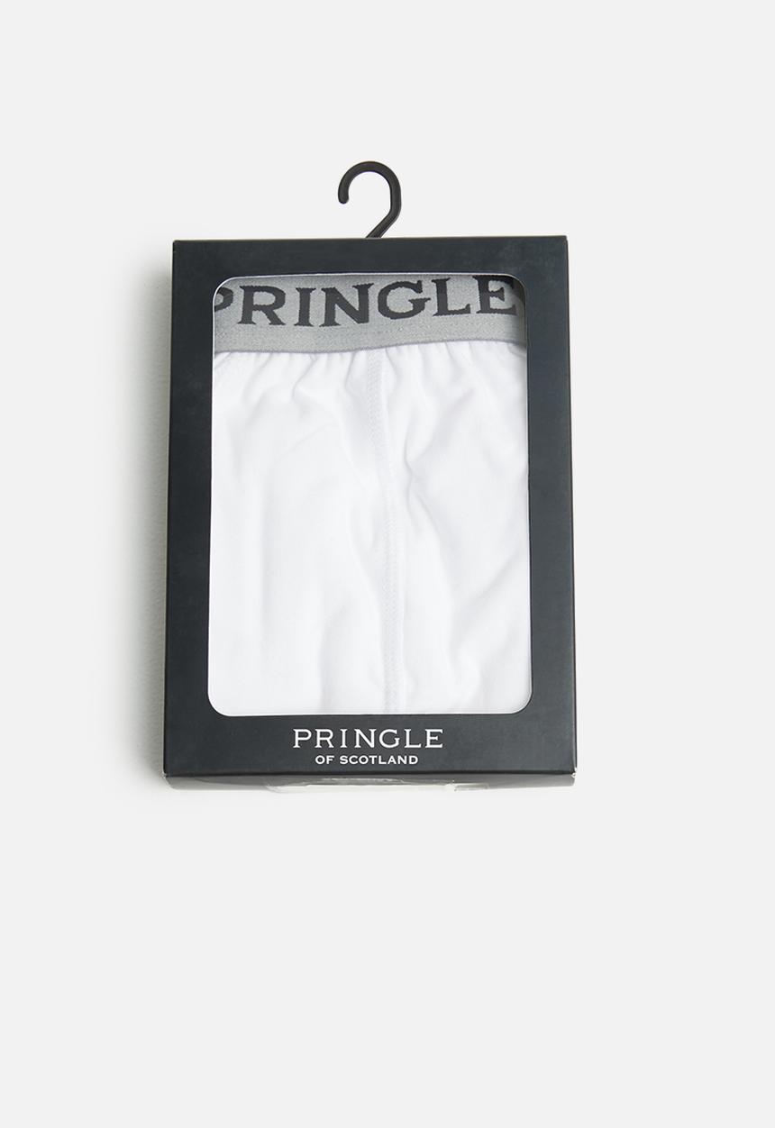 Pringle of Scotland - Simon knitted boxers - white