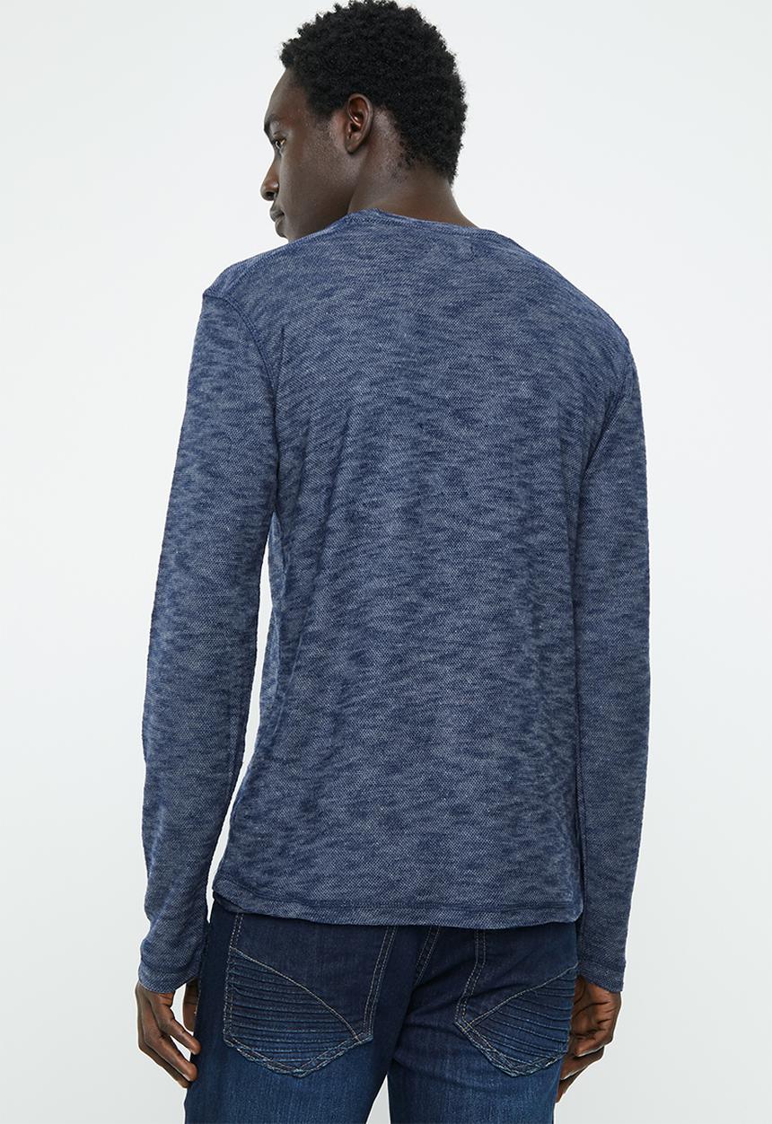 Brave Soul - Mata crew neck sweater - navy
