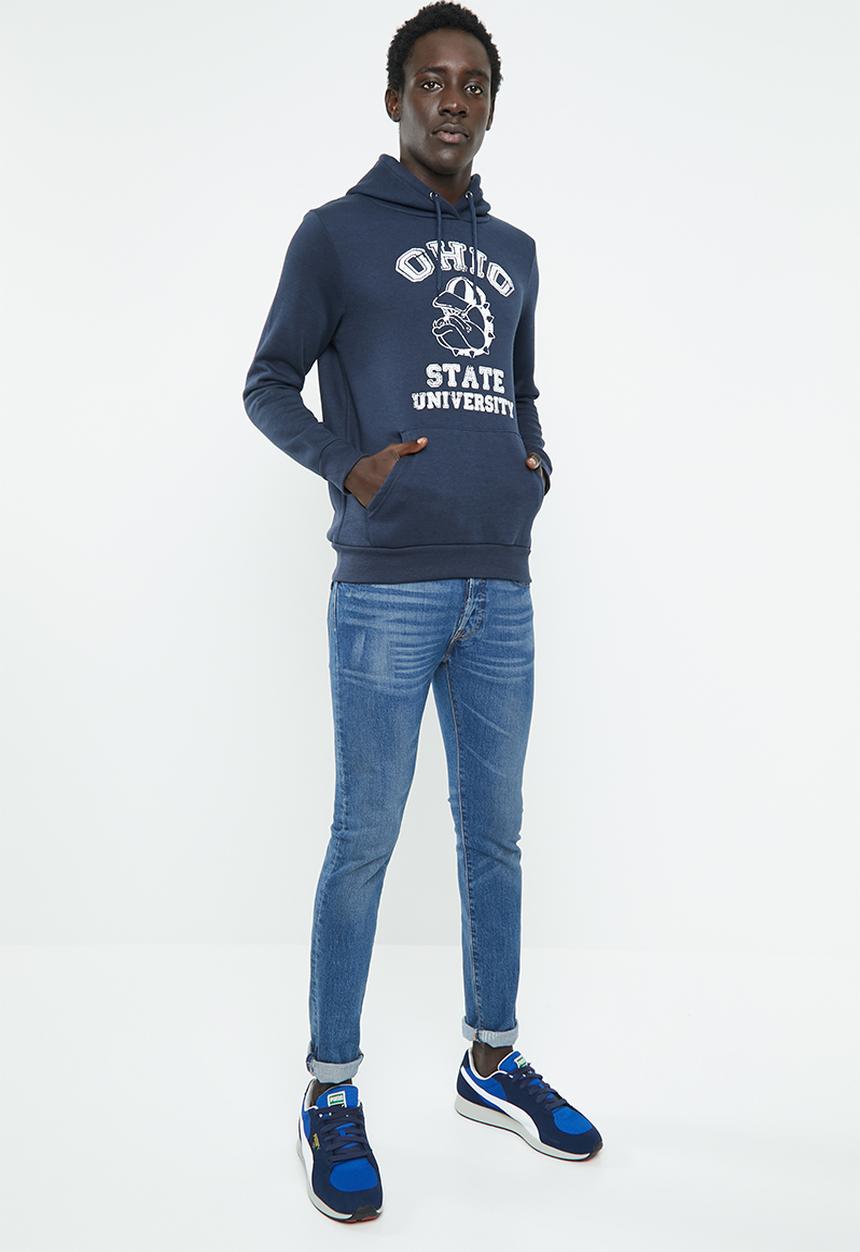 Brave Soul - Ohio hoodie - navy