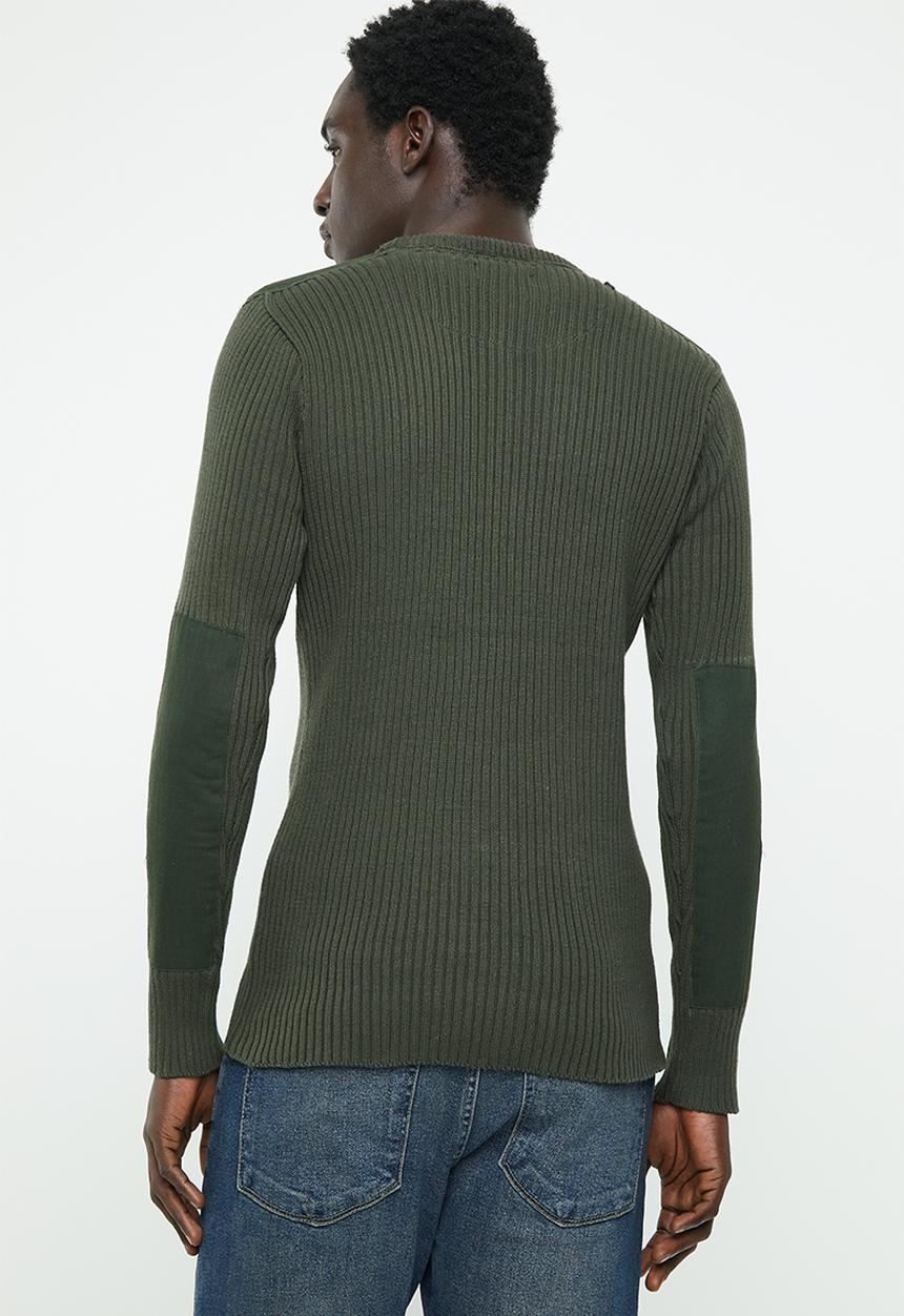 Brave Soul - Marvel crew neck sweater - khaki