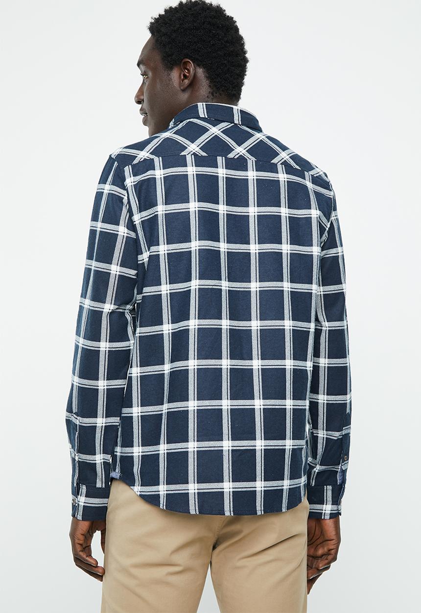 Brave Soul - Mendell shirt - navy