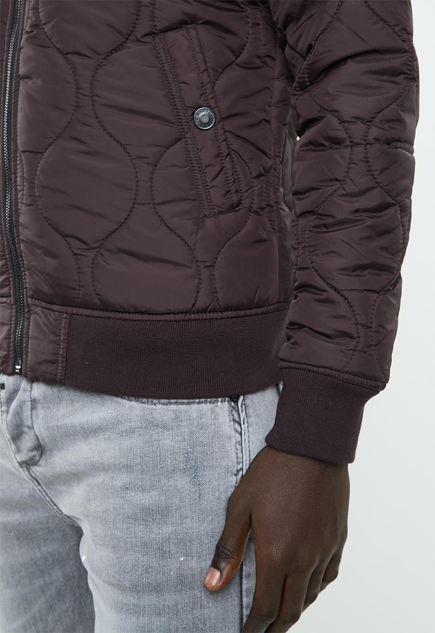 S.P.C.C - Quilted bomber jacket - burgundy