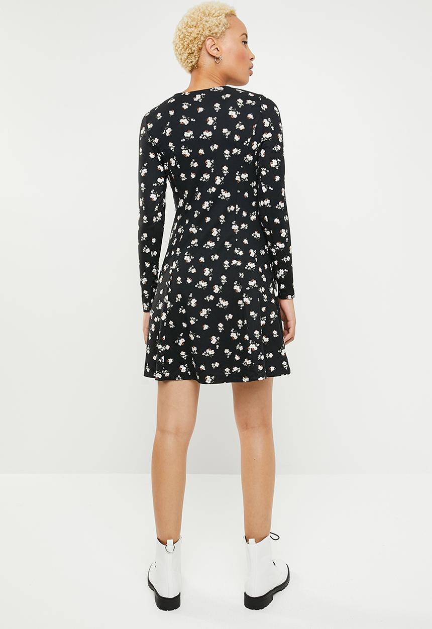 New Look - Betsy button down dress - black