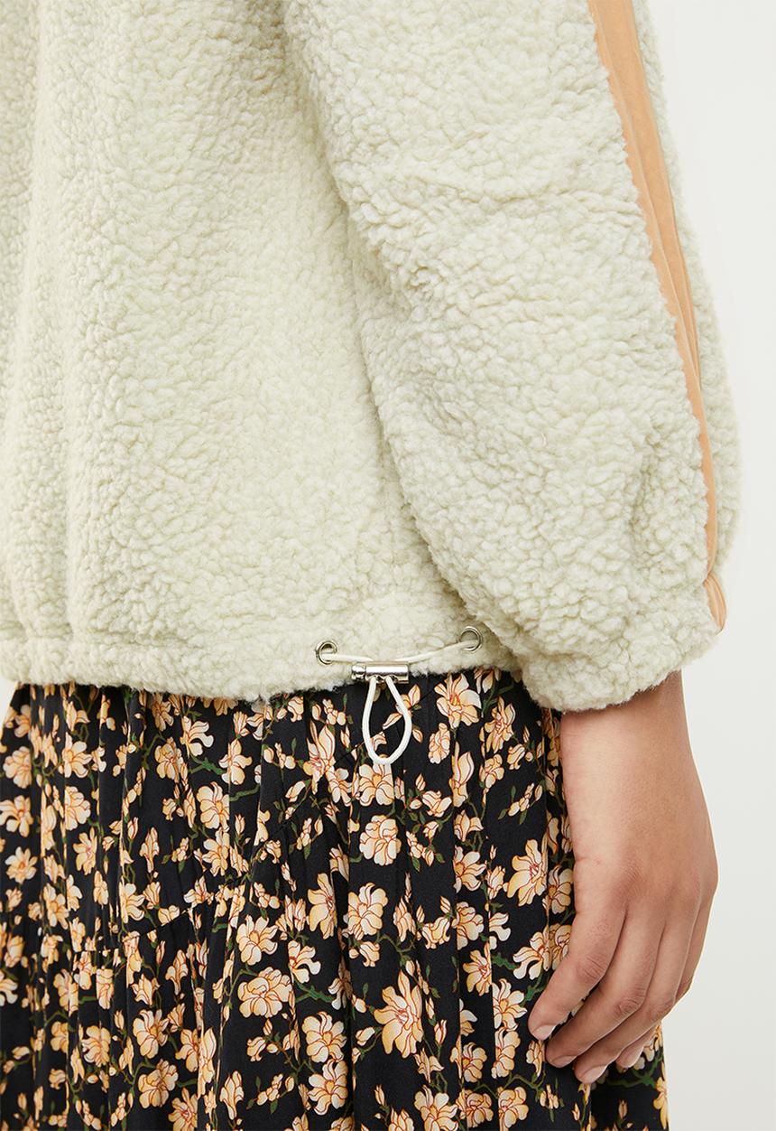 Cotton On - Oversize polar fleece top - cream