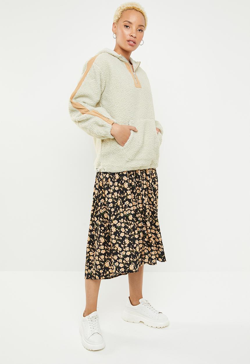 Cotton On - Oversize polar fleece top - cream