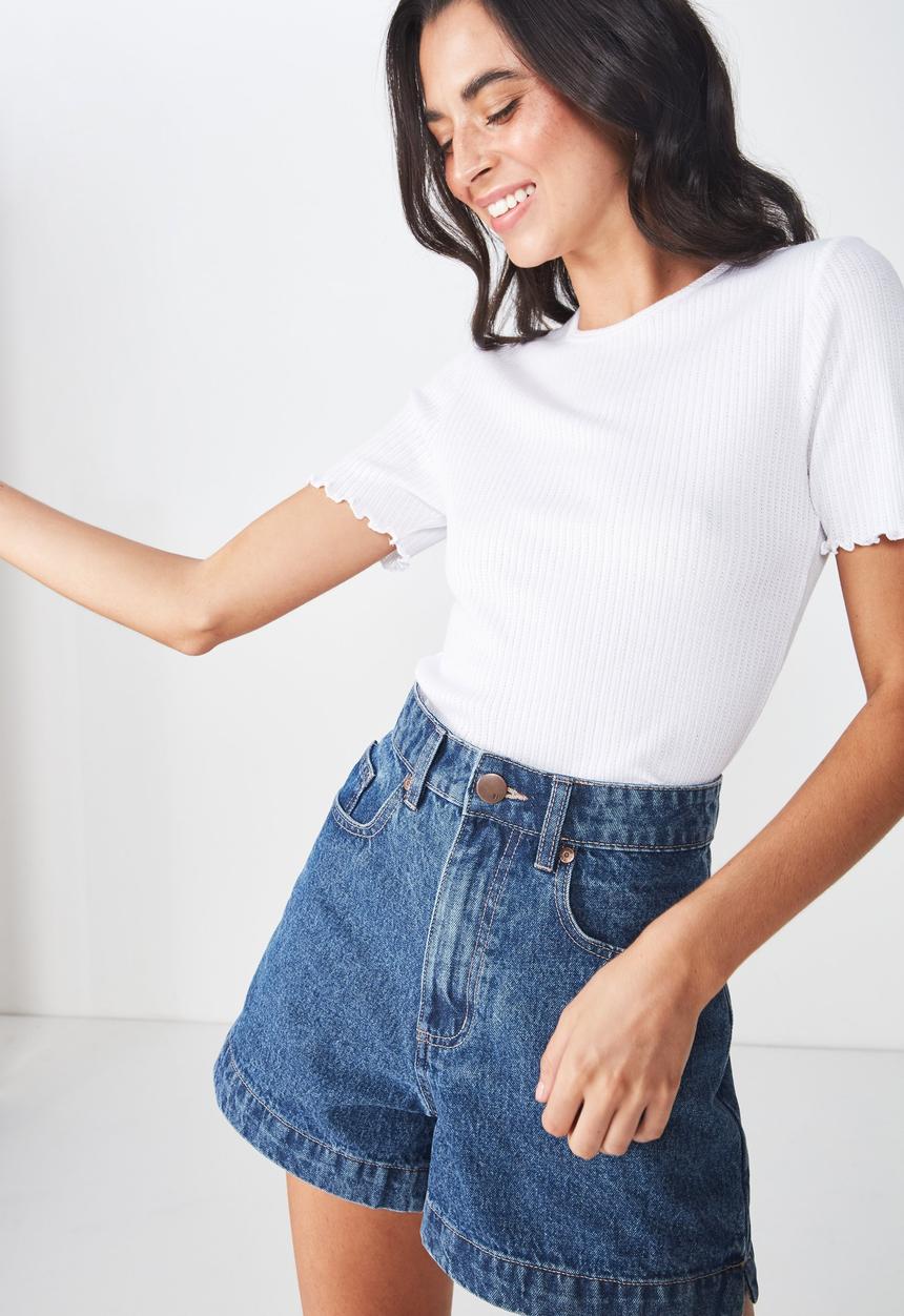 Cotton On - The sister short sleeve tee - white