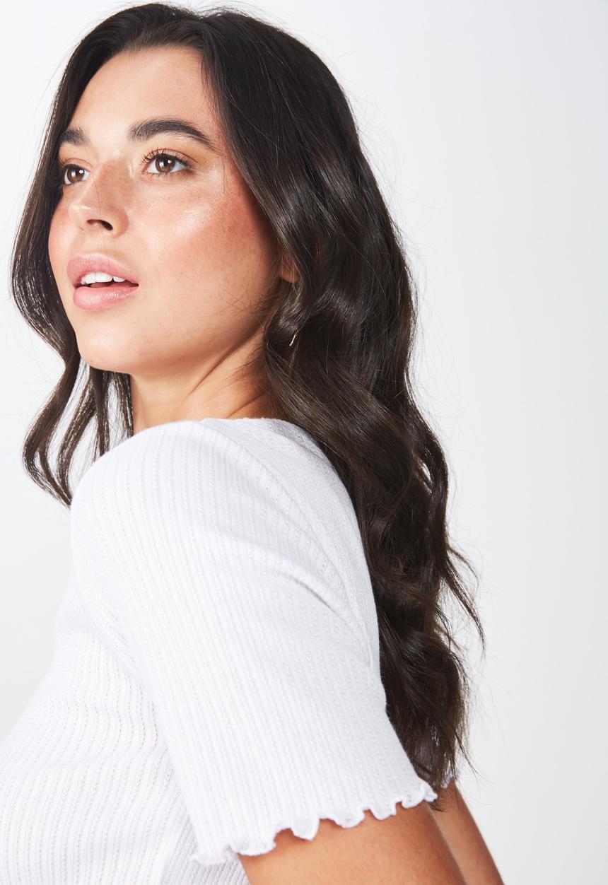 Cotton On - The sister short sleeve tee - white