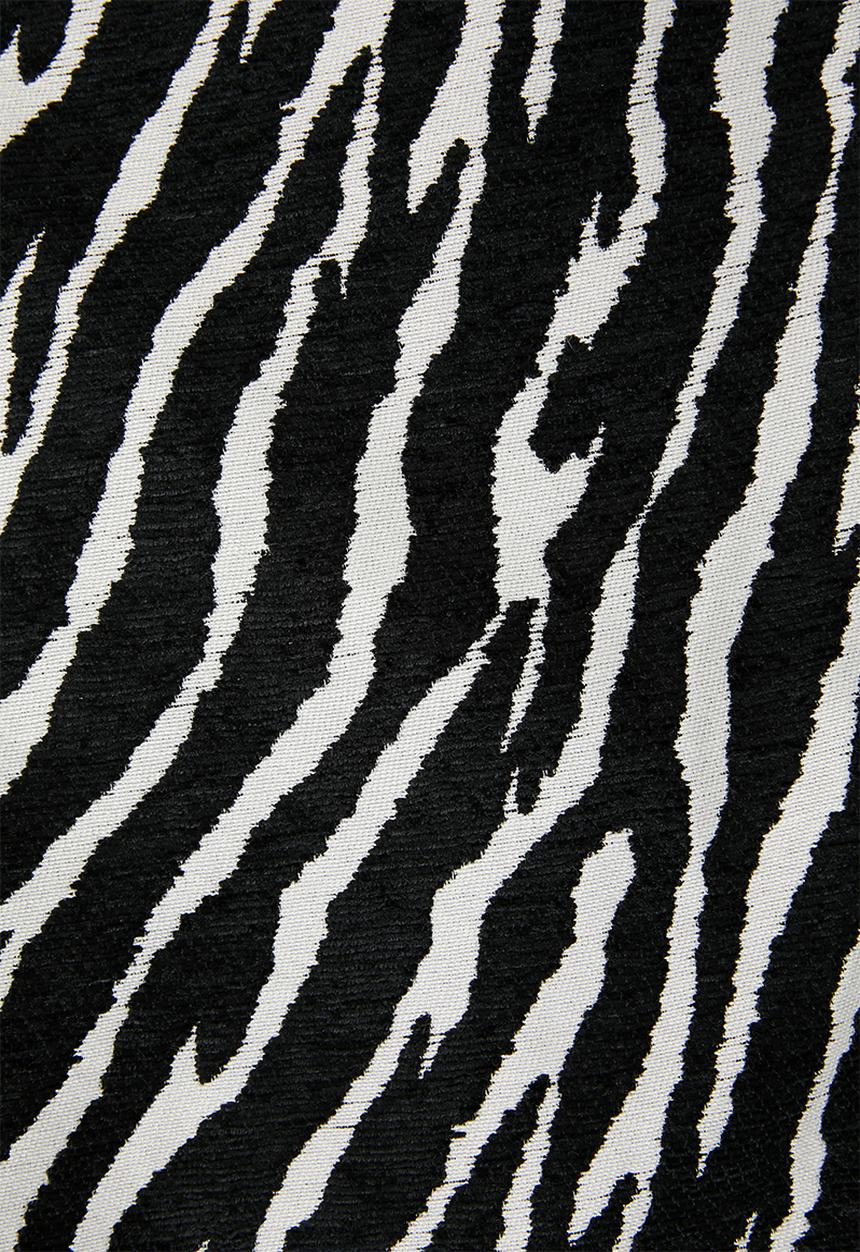 Missguided - Zebra bomber jacket - black & white