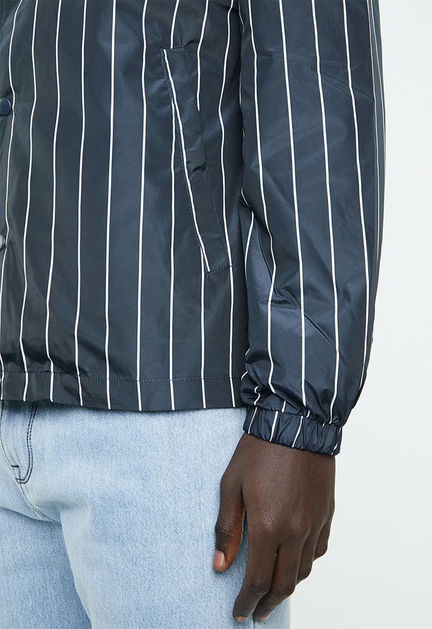 Jack & Jones - Coffee coach jacket - navy & white