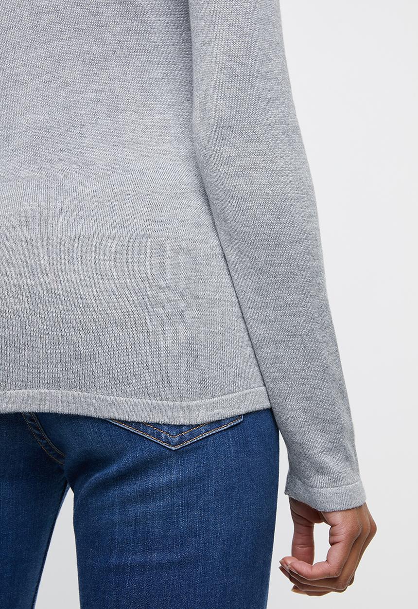 edit - Classic poloneck - grey