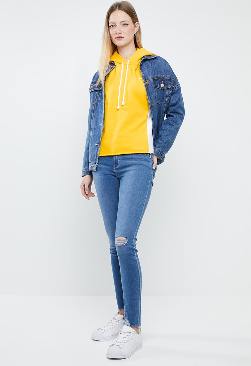 Levi’s® - Sport short hoodie - yellow 