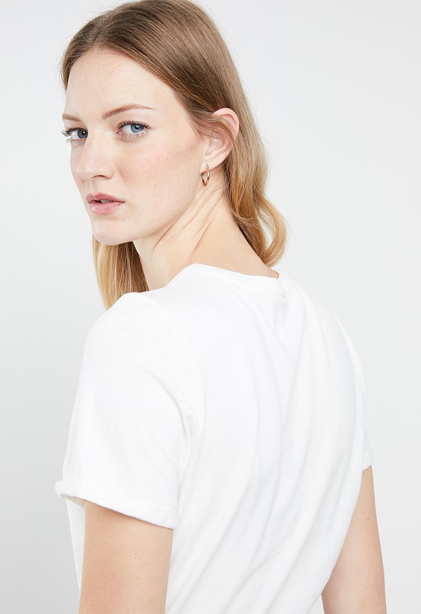 Vero Moda - Gloria lipstick T-shirt - off white 