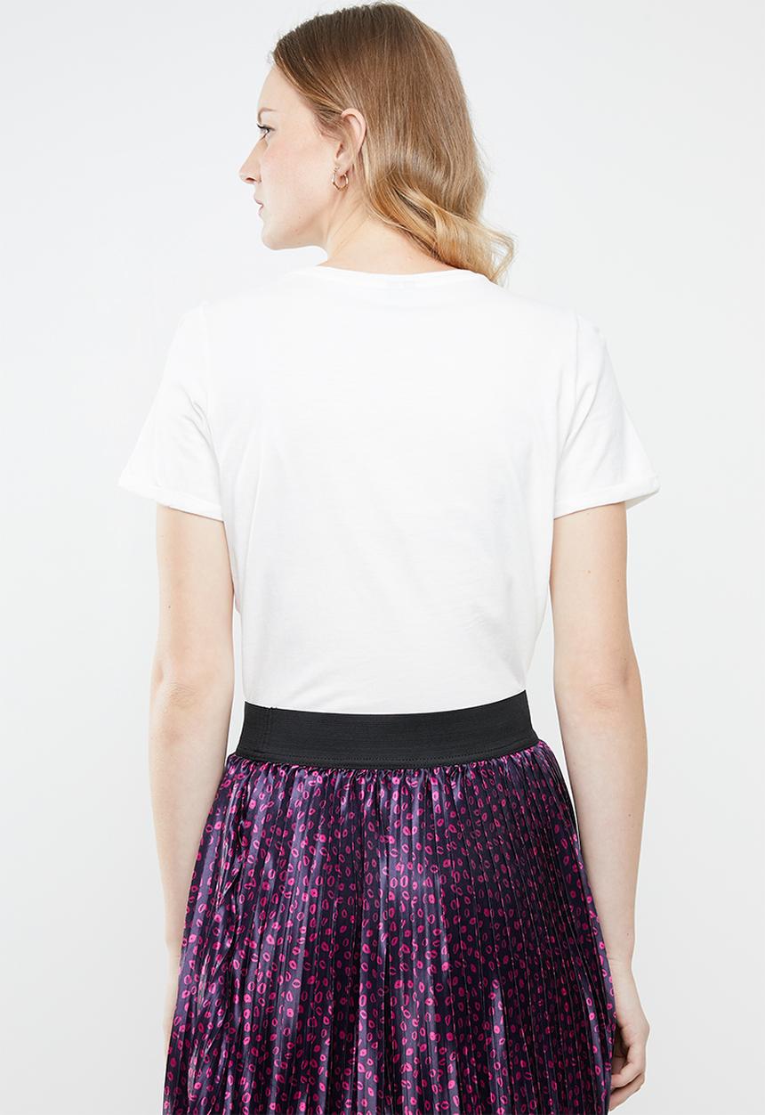 Vero Moda - Gloria lipstick T-shirt - off white 
