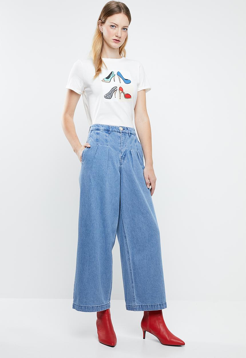 Vero Moda - Gloria shoes t-shirt - off white