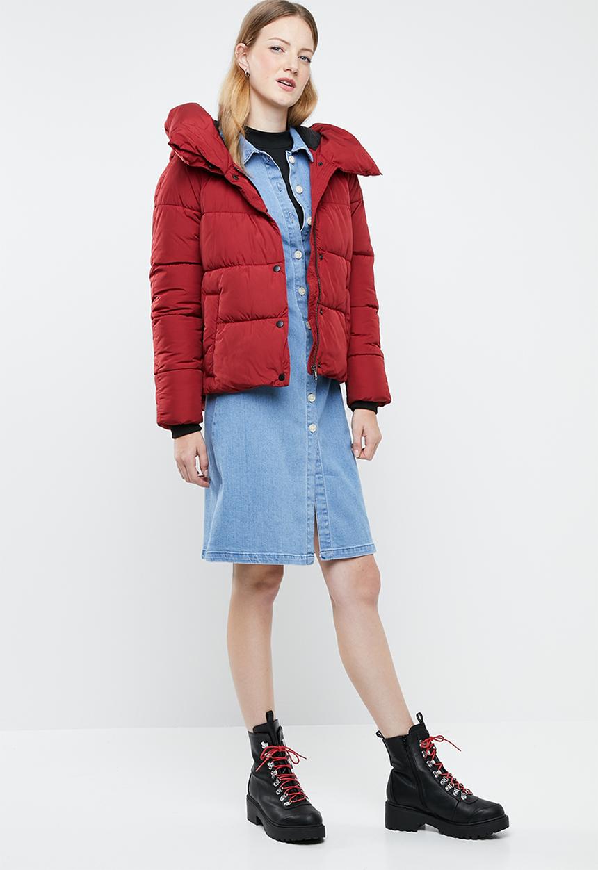 Vero Moda - Julia belted denim dress - blue