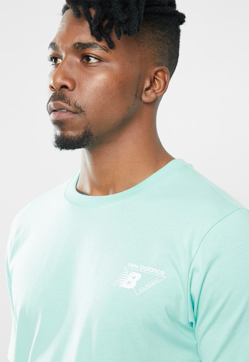 New Balance  - Essentials 90s classic lock tee - blue