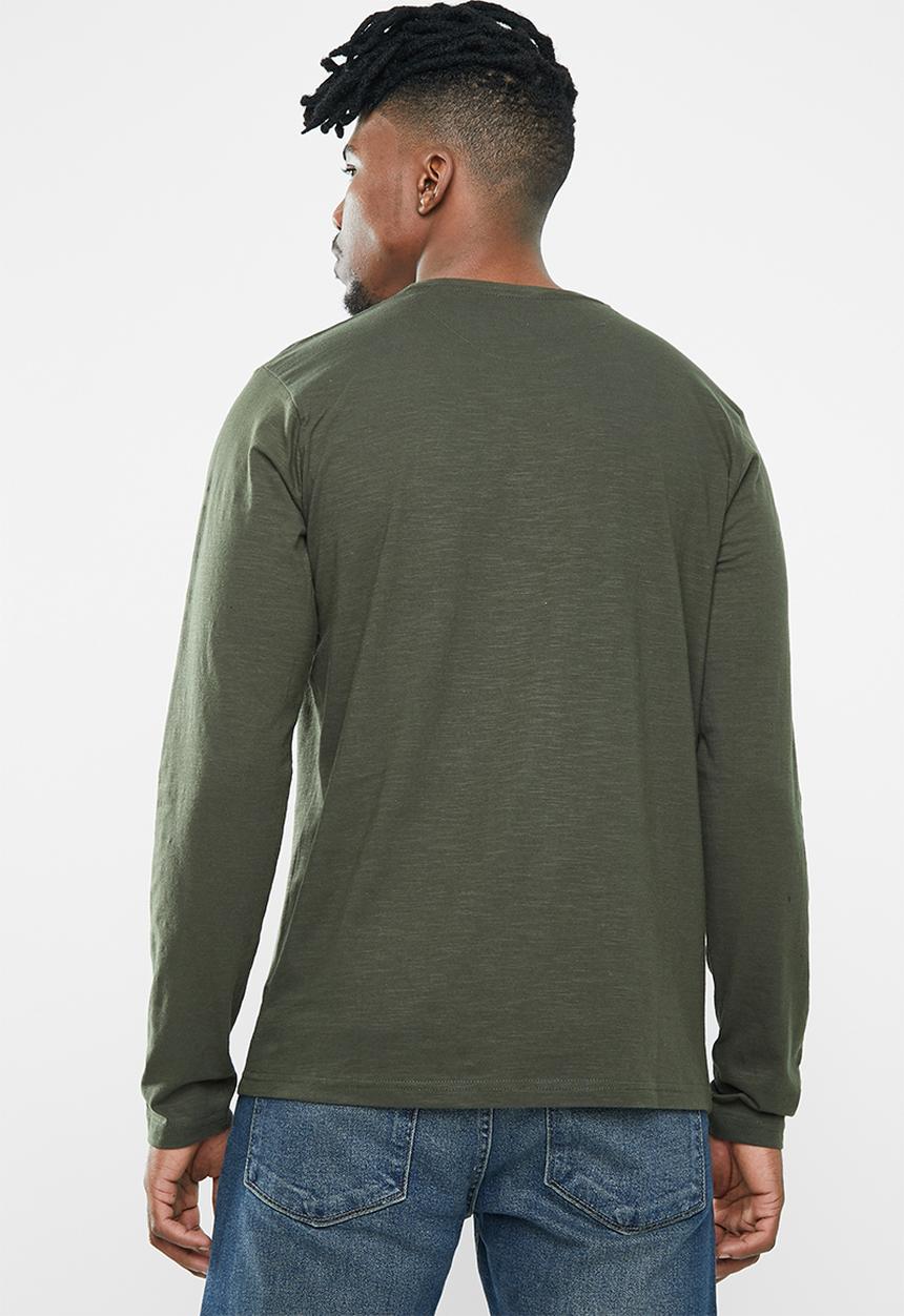 Brave Soul - Herrer tee - khaki