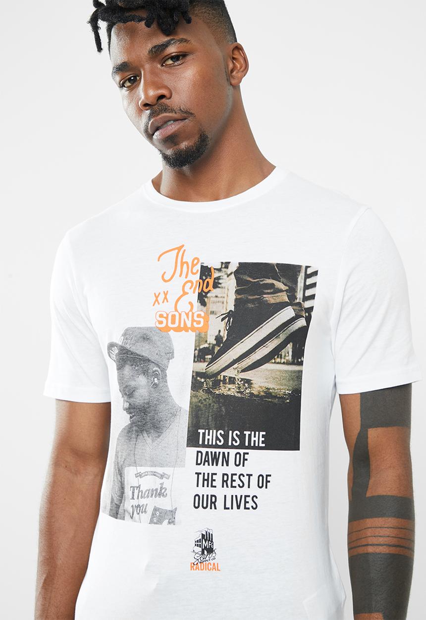 Only & Sons - Gabriel short sleeve tee - white