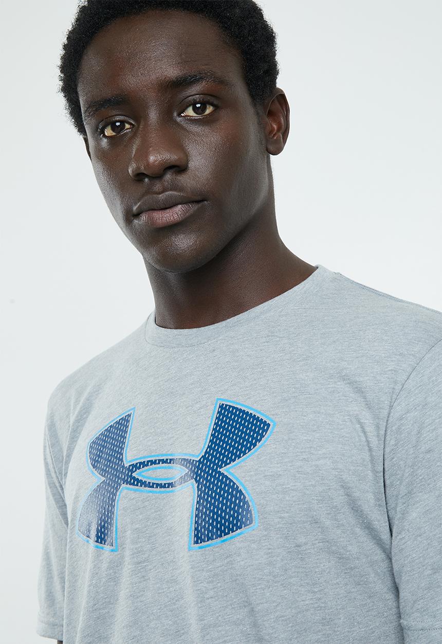 Under Armour - UA big logo short sleeve tee - grey 