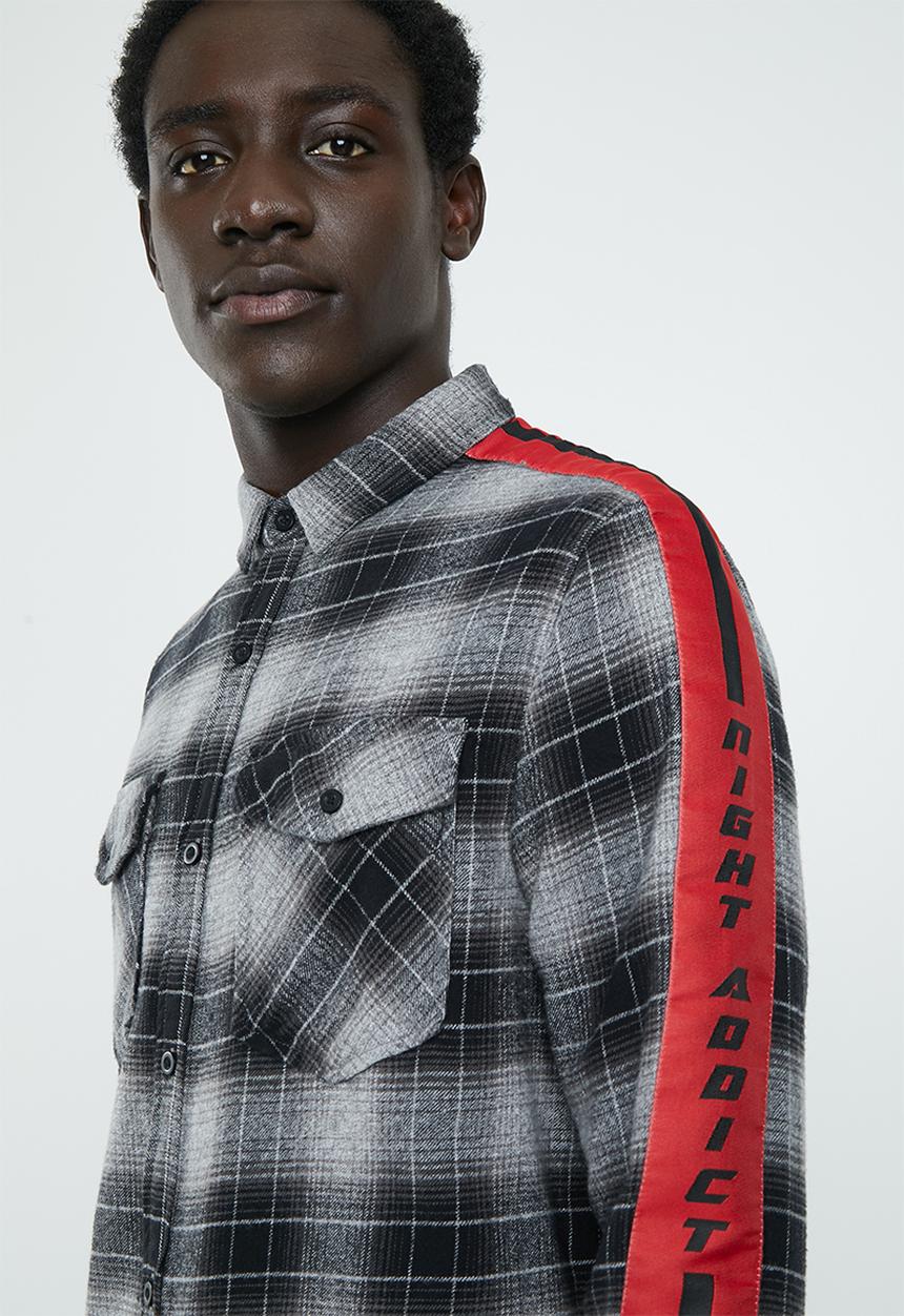 Night Addict - Zeld check shirt - multi