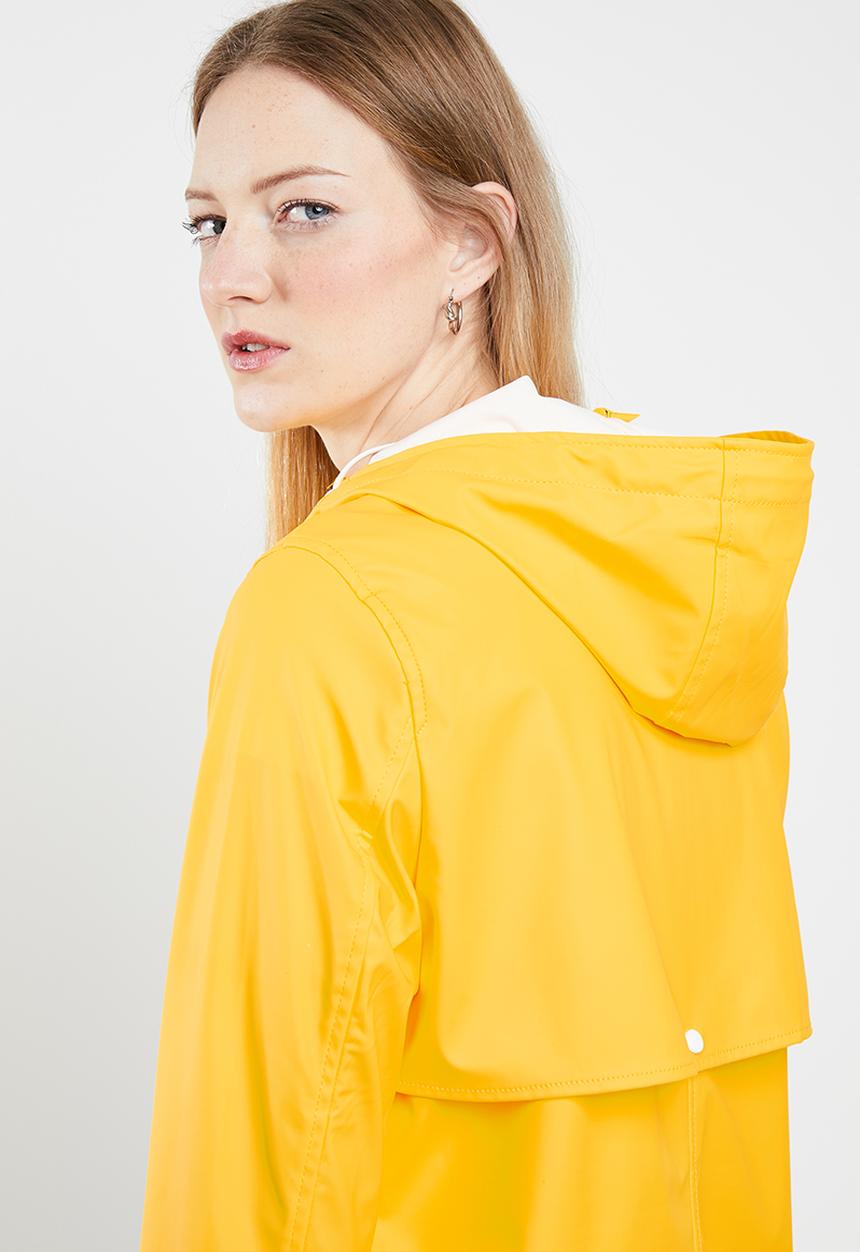 ONLY - Windy raincoat - yellow