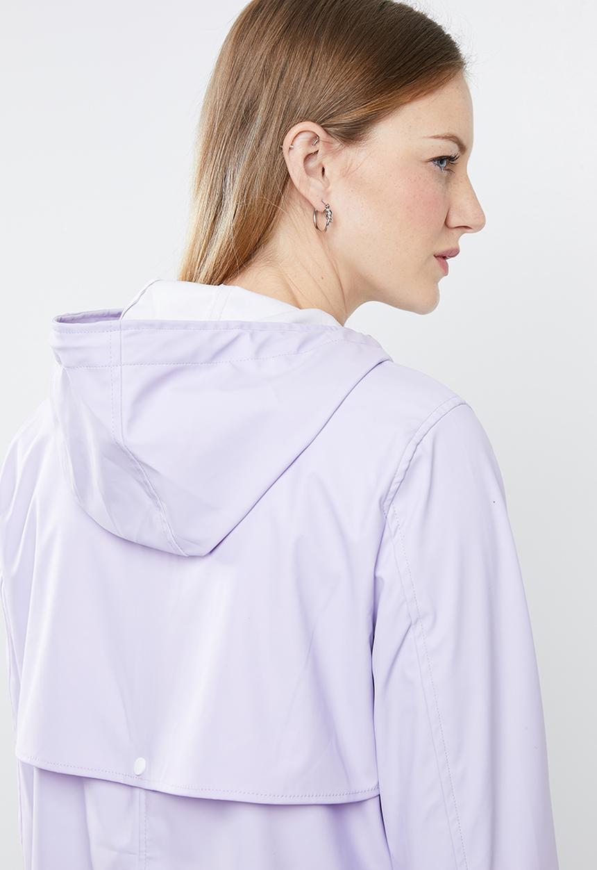 ONLY - Windy raincoat - purple