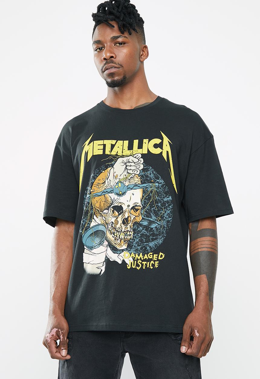 Jack & Jones - Metallica tee short sleeve crew - black