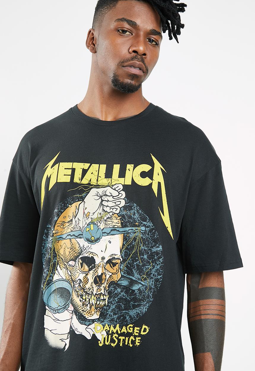 Jack & Jones - Metallica tee short sleeve crew - black
