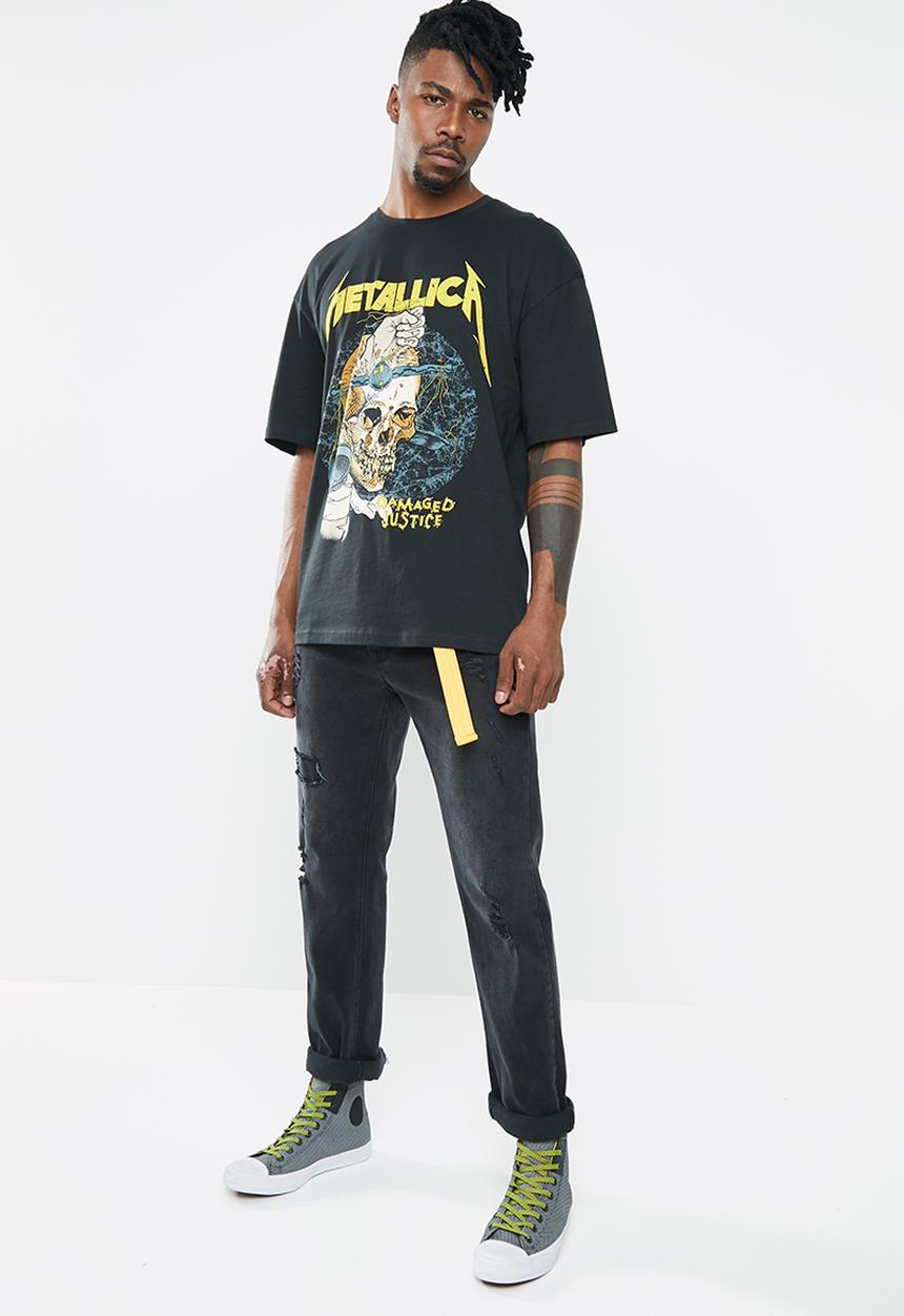 Jack & Jones - Metallica tee short sleeve crew - black