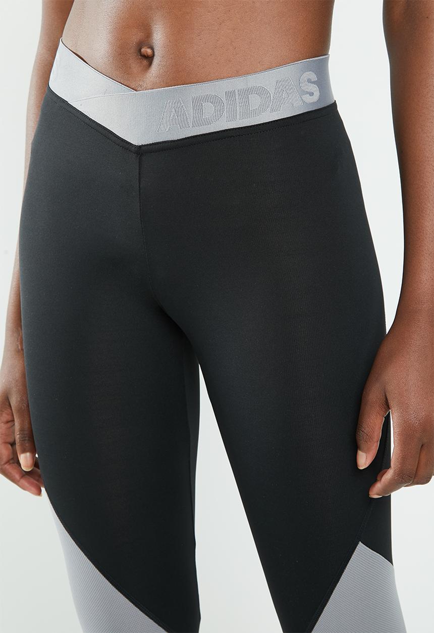 adidas Performance - Ask stripe 2.0C tights - black & grey