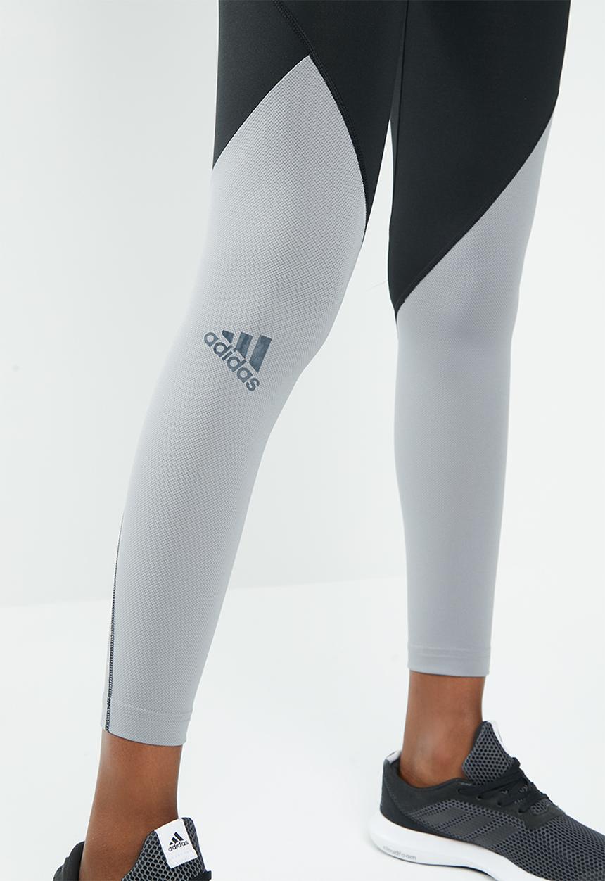 adidas Performance - Ask stripe 2.0C tights - black & grey