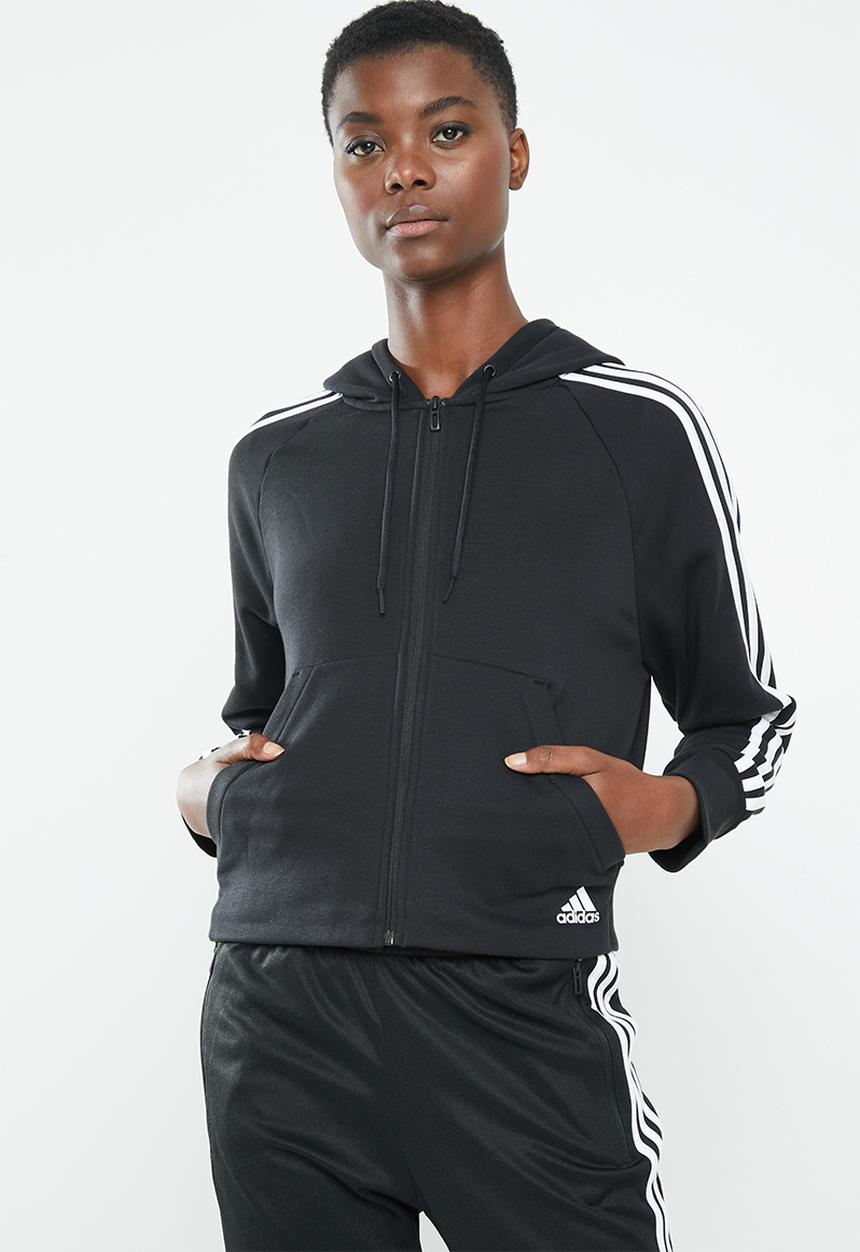 adidas - 3 stripes MH hoodie - black