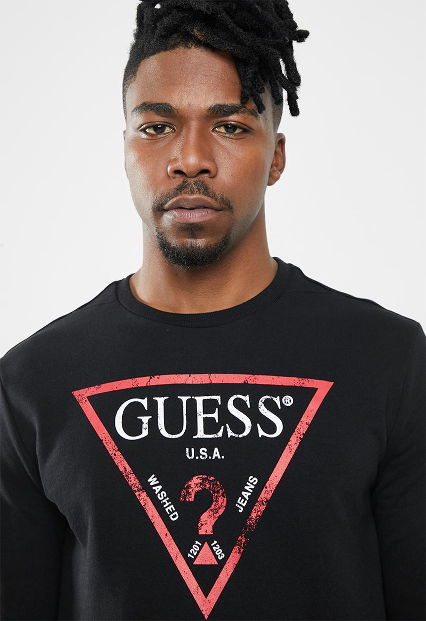 GUESS - Guess iconic active top - black