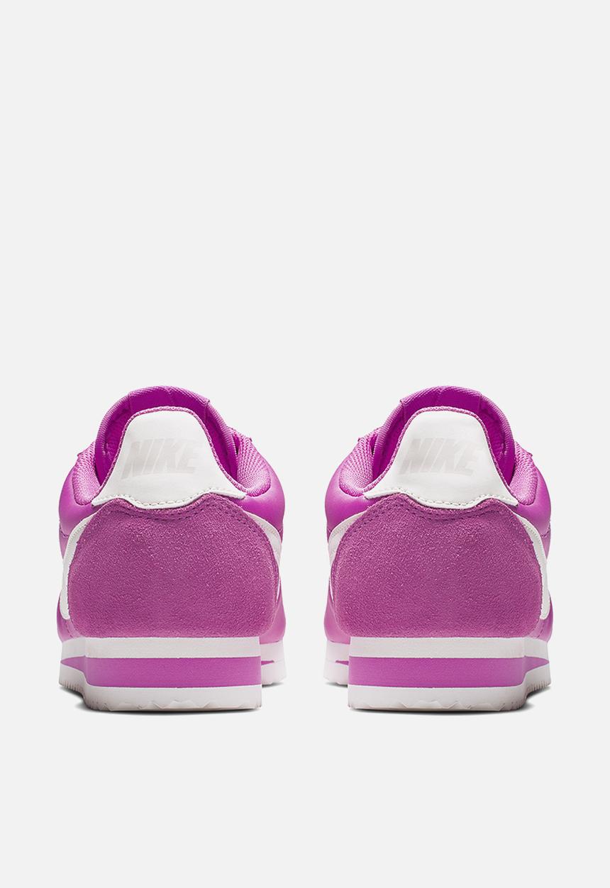 Nike - Classic Cortez Nylon Shoe - active fuchsia/sail-summit white