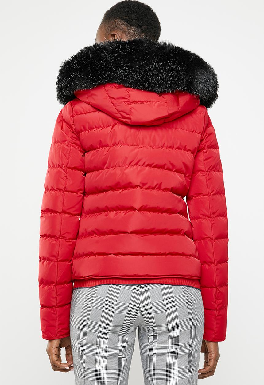 Tokyo Laundry - Pepper puffer jacket - red