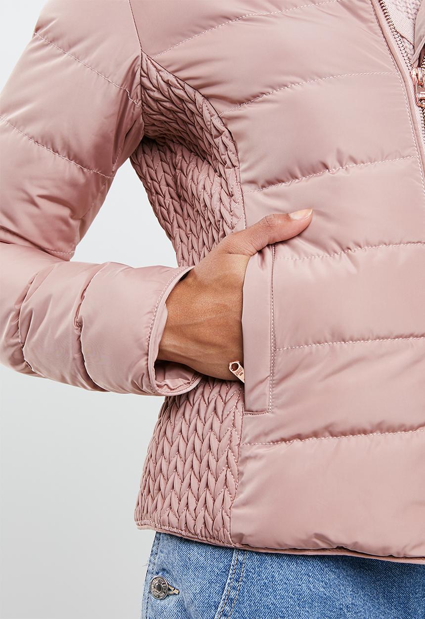 Tokyo Laundry - Chicory puffer jacket - pink