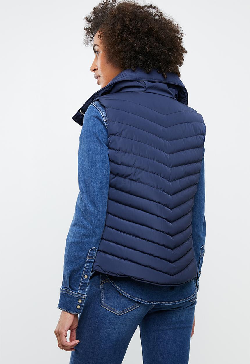Tokyo Laundry - Chervil sleeveless puffer jacket - navy 