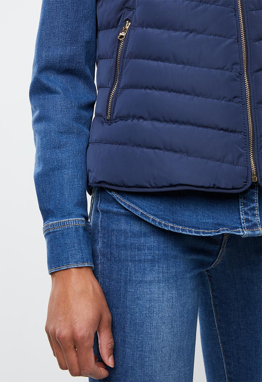 Tokyo Laundry - Chervil sleeveless puffer jacket - navy 