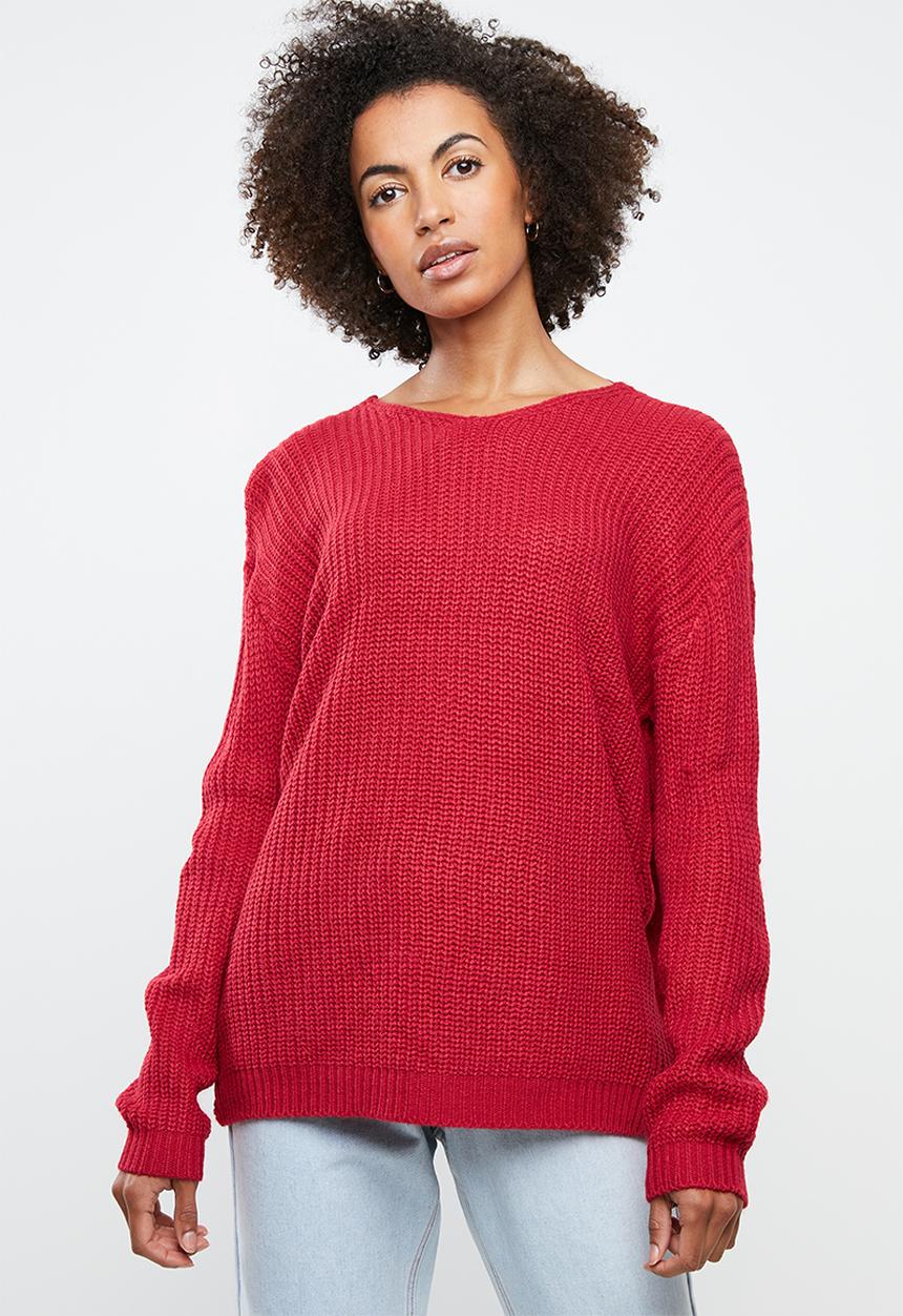 Tokyo Laundry - Tiah twist detail jersey - red