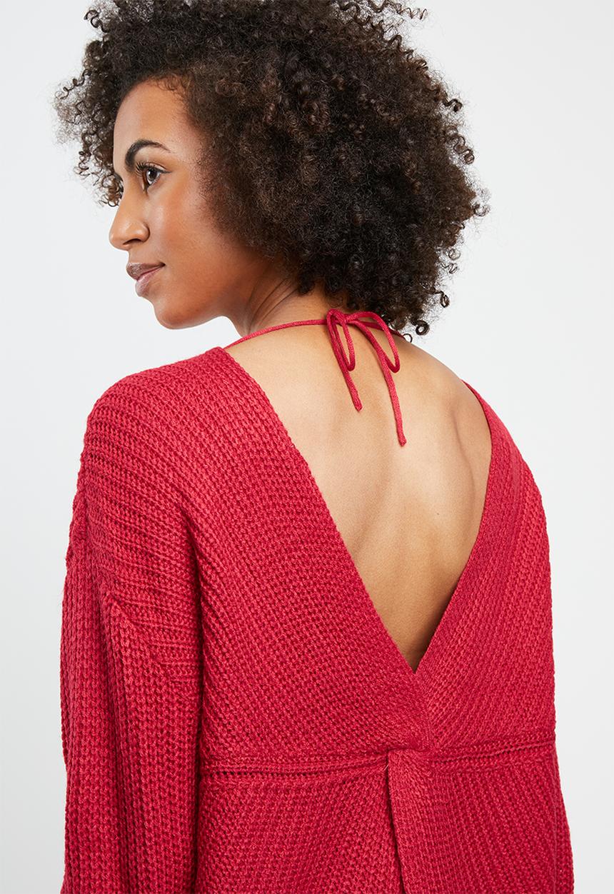 Tokyo Laundry - Tiah twist detail jersey - red