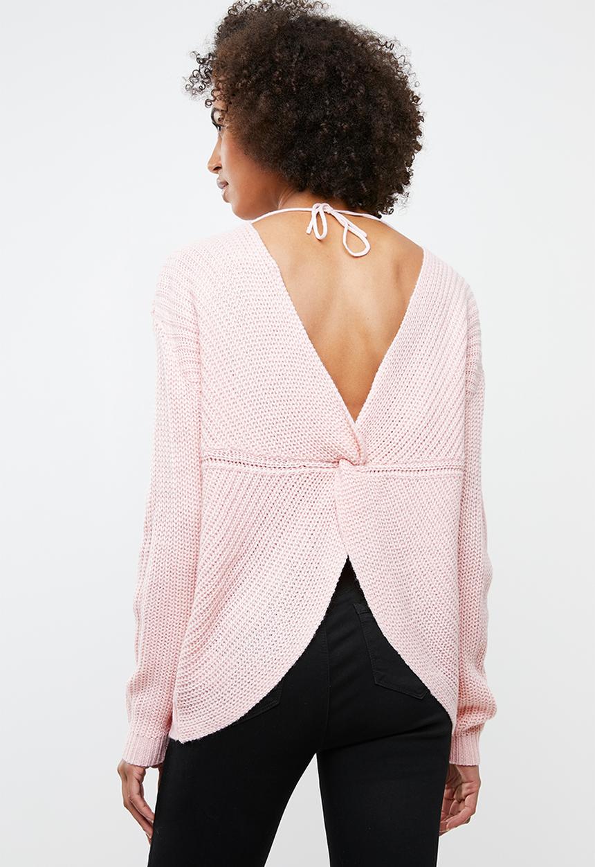 Tokyo Laundry - Tiah twist detail jersey - pink