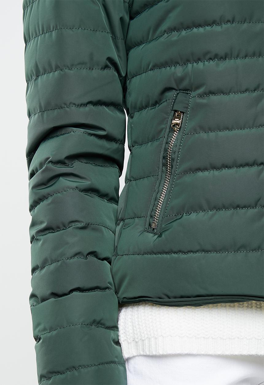 Tokyo Laundry - Honey high neck puffer jacket - green